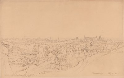 Étude pour la vue de Cambridge depuis Castle Hill - James Ward